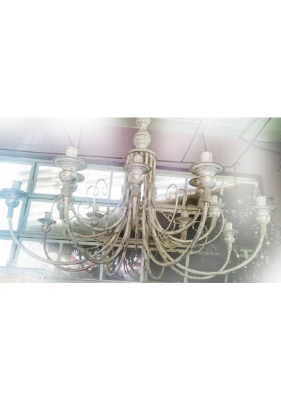 Lustre grande para eventos 16 lampadas